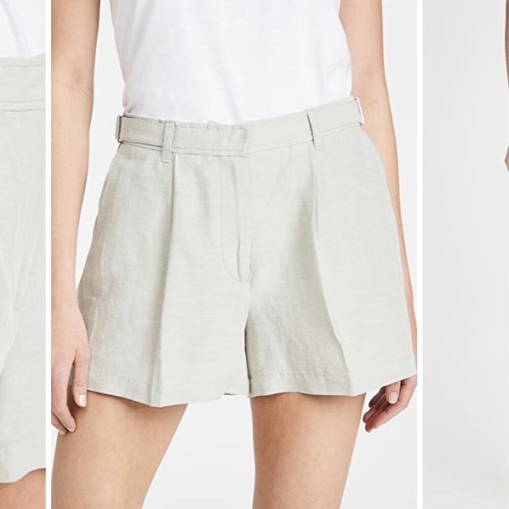 ATM Anthony Thomas Melillo Linen Rayon Twill Shorts size 6